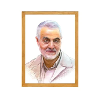 قاب کنواس شهید سلیمانی