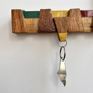 آویز خودرو آینه‌ای نقشه فلسطین