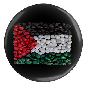 پیکسل پرچم فلسطین سنگی